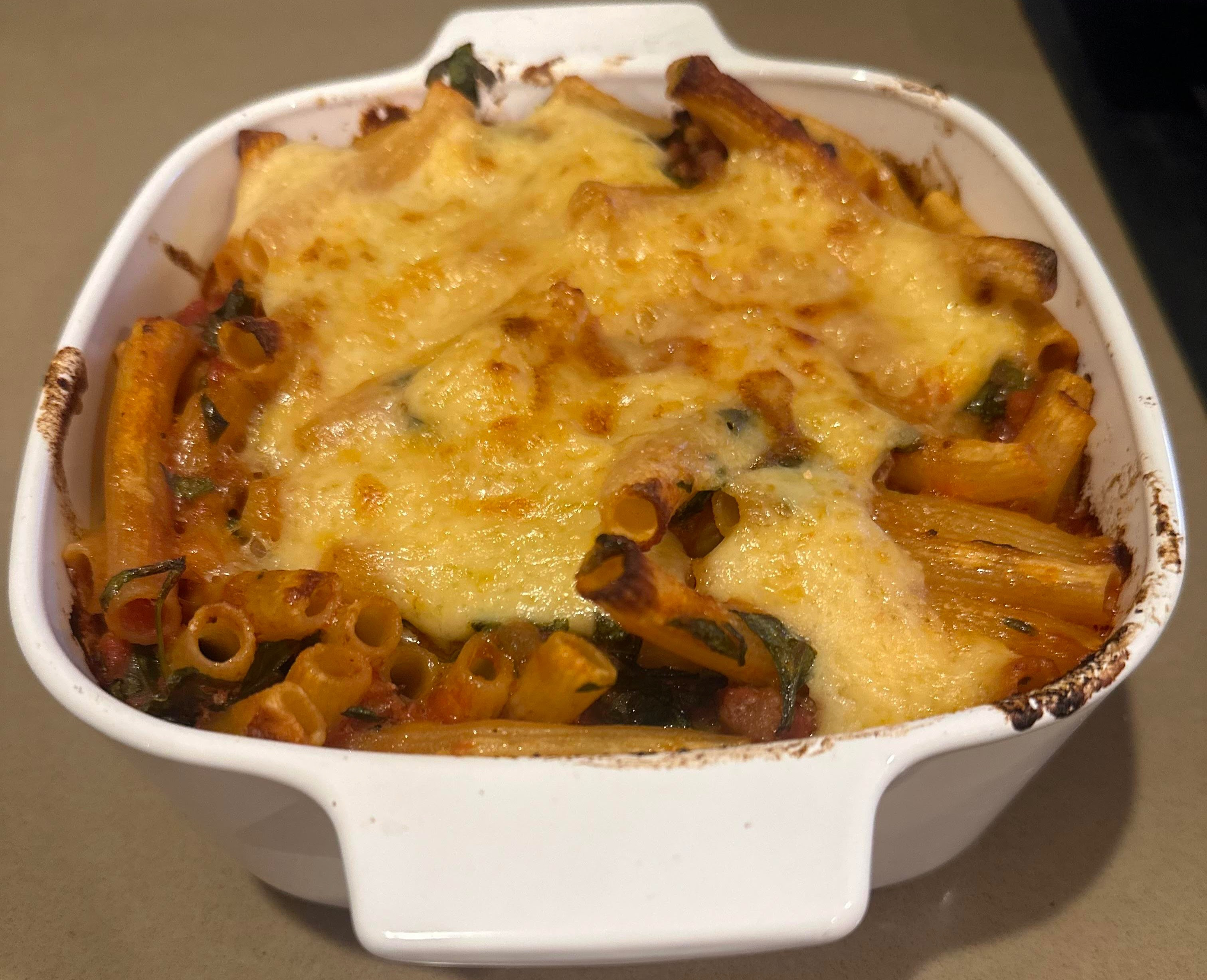 Elk ragu pasta